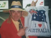 On the Dunblane Dads Down Under trip to Tasmania John Crozier decides to do his bit for Australian tourism 